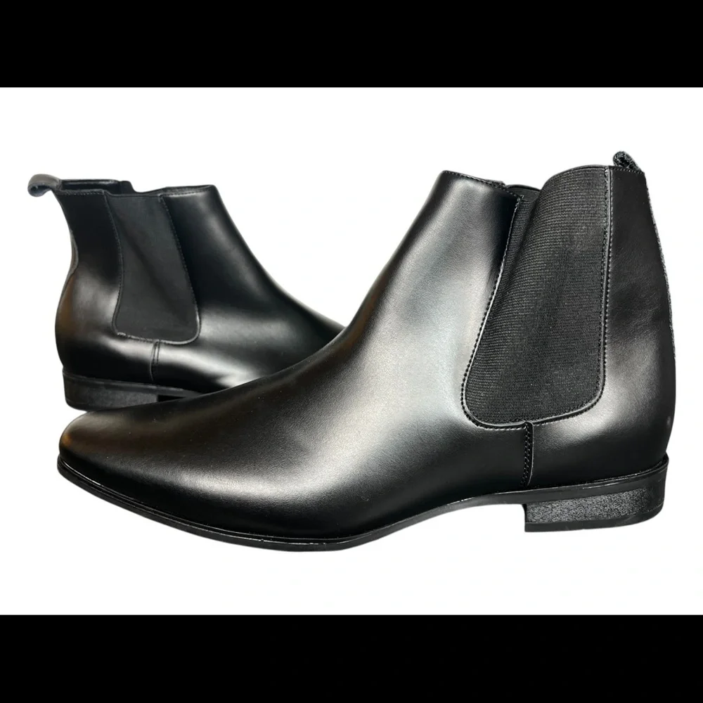 Calvin Klein Men's Brayden Chelsea Boot- size 10.5- Black